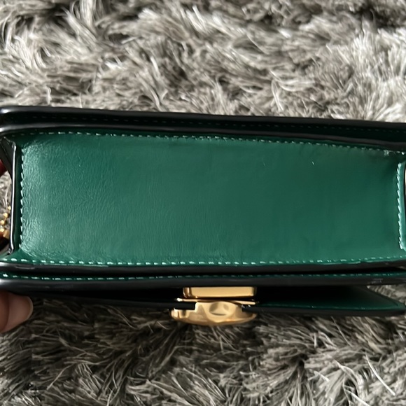 RARE COACH Bandit small size in green color like new - Picture 7 of 8